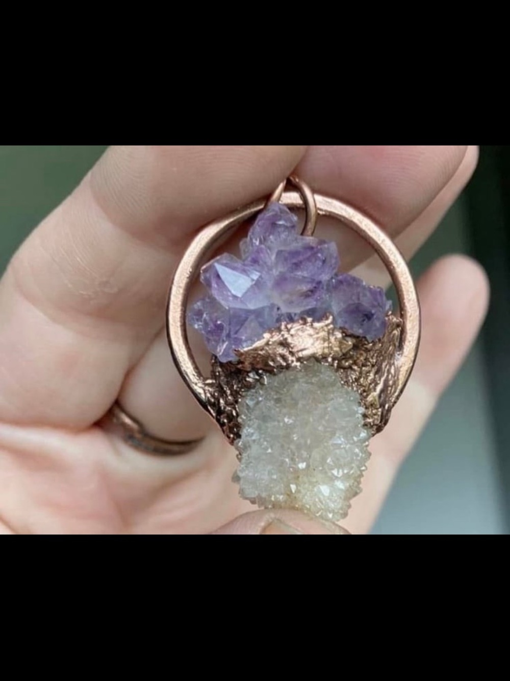 Handcrafted Electroformed Pendant